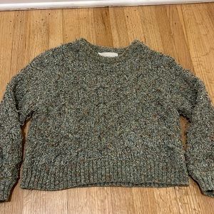 Brand is Jessica Simpson, size extra small, color green with multicolored spects